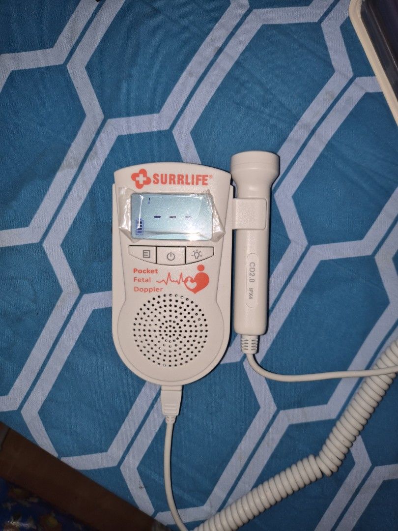 Surrlife Fetal Doppler (Category: Baby Monitors) located in Guiguinto. Submitted by mustgobymarion (Listing ID 1385977847, Image 2). Description: Surrlife Fetal Doppler New batteries inserted Location: Congressional QC, Malolos/Guiguinto, Bulacan.