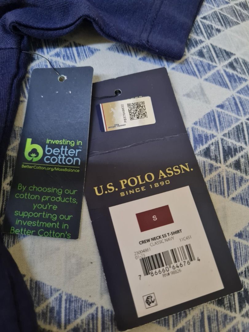 US POLO Brand New Original Authentic Shirt (Category: Tshirts & Polo Shirts ) located in Davao. Submitted by hiihenloo (Listing ID 1385989948, Image 3). Description: 📌 US Polo Assn T-Shirt ✅ Original Authentic 🌟 Brand New with Tags See Size in Pics ✔️ My Price: P 1190 only 💙 Price is Negotiable for Sure Buyer, from Srp original 2.5k+ (see in 2nd pic) Rfs. Decluttering 📨 Feel Free to Message 🎁 Open for Shipping.