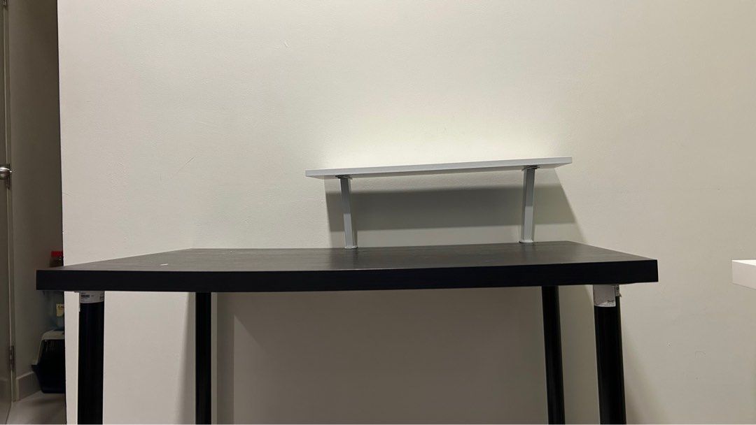 Working or Study Table (Category: Other Home Furniture) located in Kuala Lumpur. Submitted by 21aien (Listing ID 1385969512, Image 1). Description: Used it for working. Perfectly fine just a bit dent. But overall okay. I have this colour and white colour. Prefer you come to pick up. Thanks!.