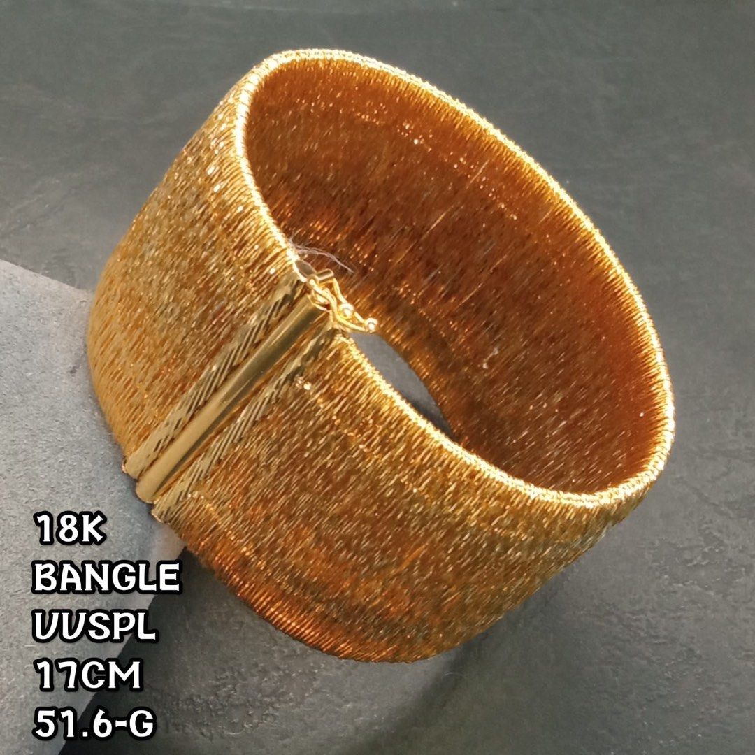 18k Saudi Gold YG & WG Bangles (Category: Bracelets) located in Manila. Submitted by blggold (Listing ID 1386011945, Image 3). Description: Pls read this msg: Pls follow Me. No Physical Store Online Only. Click and send me the photo so I can give you the price. Pls take note prices per gram are different in each photo. No when worn you only can see in Weigh, Hand Palm, Finger or Coin. Gcash Or BDO Bank Transfer. No PayPal. No Lay Away! Cash Only.