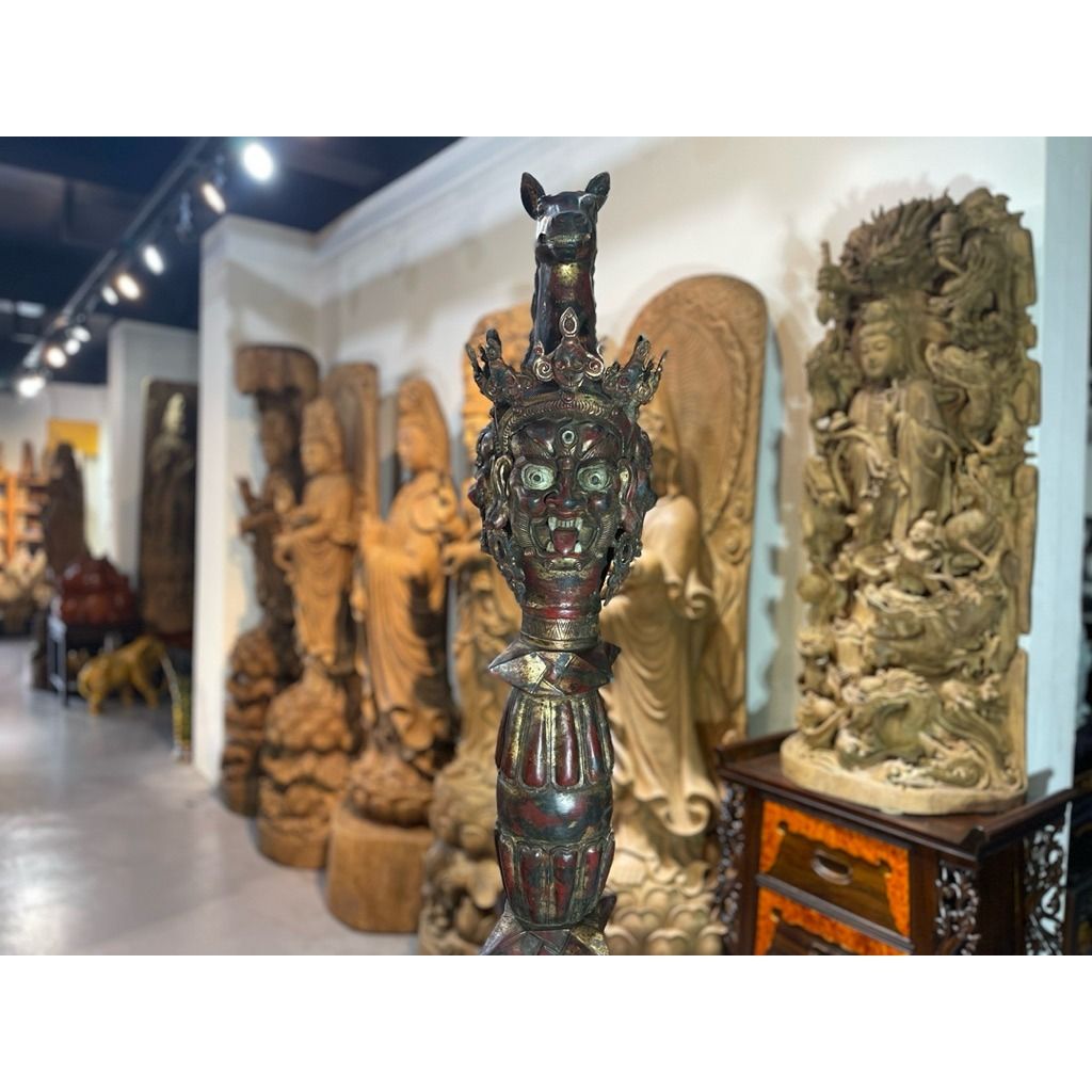 台灣店家】【合雅藝品】大型法器【馬頭明王金剛杵】法器金剛橛降魔杵鎮