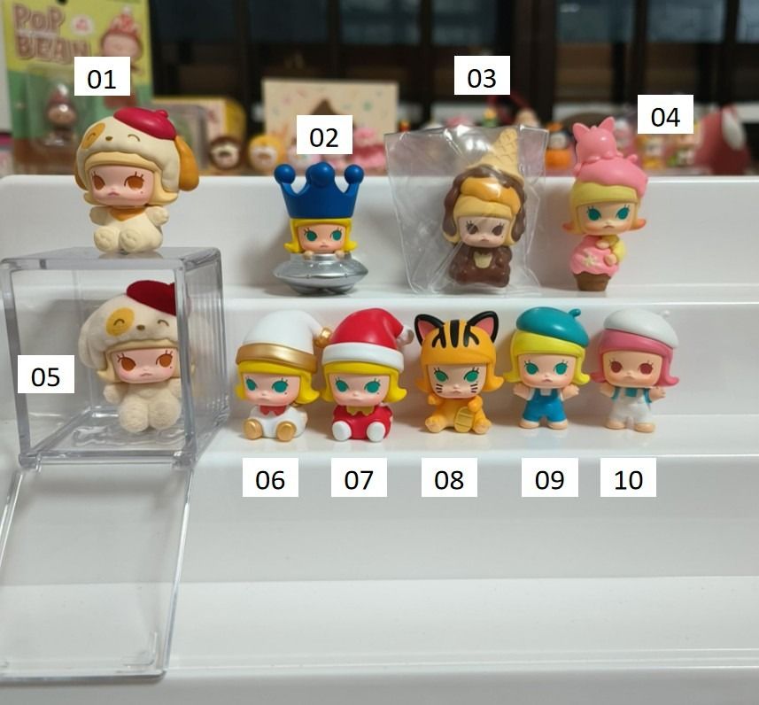 [ Complied List 100% Authentic ] Popmart Molly Pop Mart Bean Popbean ...