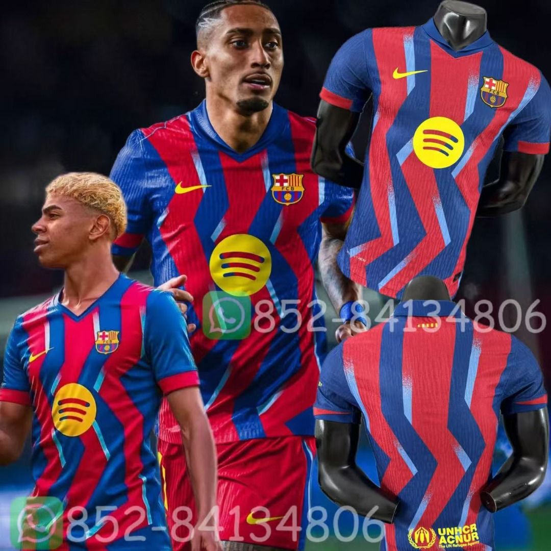👏巴塞隆拿FCB FC Barcelona 25/26賽季第四球衣球迷版球員版球衣波衫足球服💎紫鑽商家💎  所有衫款/球員/號碼全齊有鐘意嘅款直接帶圖詢價（