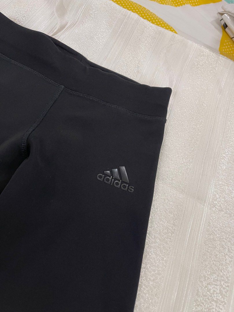 Adidas Leggings for Kids (Category: Babies & Kids Fashion) located in Paranaque City. Submitted by AnZStorecellent (Listing ID 1386105636, Image 2). Description: Measurement is in the photos. Leggings used twice, no damage at all. Color is black.