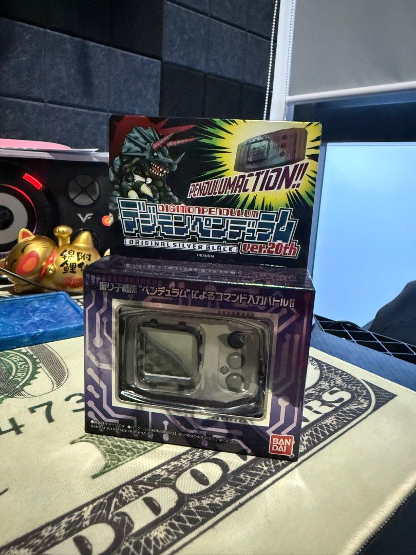 Bandai Digimon Pendulum Version 20th (Category: Interactive Toys) located in Singapore. Submitted by RushingHome (Listing ID 1386064484, Image 3). Description: Bandai Digimon Pendulum Ver.20th New Dukemon - $500 Beelzemon - $500 Silver Blue - $280 Silver Black - $280 Lightly use Dukemon - $400 Beelzemon - $400 Silver Blue - $250 Silver Black - $250 $$15 will be collected $$15 will be collected as deposit..