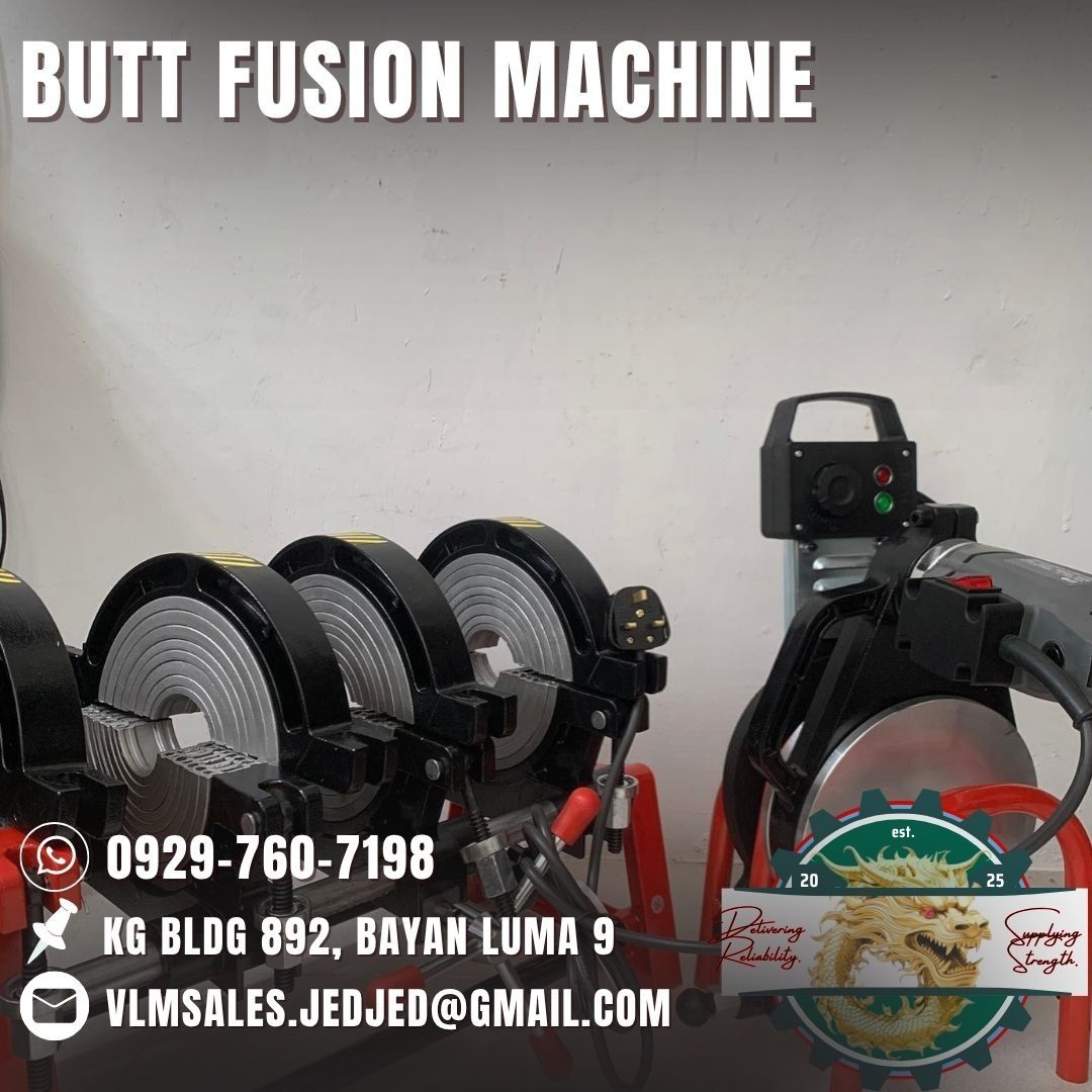 Butt Fusion Machine (Category: Construction Tools & Equipment) located in Manila. Submitted by vlmhardwarevennice (Listing ID 1386083614, Image 2). Description: 💯✅🔥VLM Hardware and Construction Supplies🔥✅💯 Supplying Strength, Delivering Reliability.