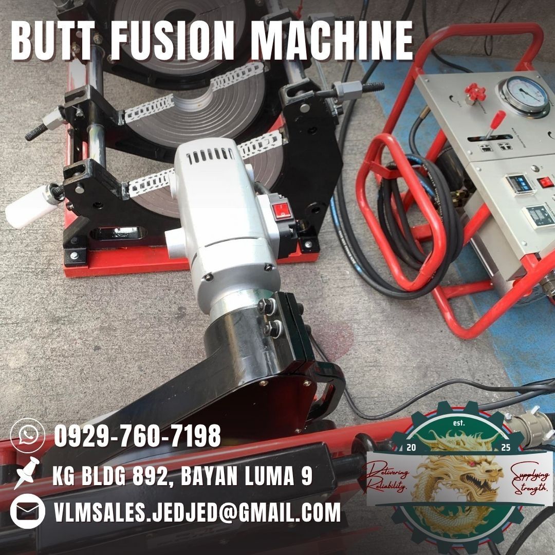 Butt Fusion Machine (Category: Construction Tools & Equipment) located in Manila. Submitted by vlmhardwarevennice (Listing ID 1386083614, Image 3). Description: 💯✅🔥VLM Hardware and Construction Supplies🔥✅💯 Supplying Strength, Delivering Reliability.