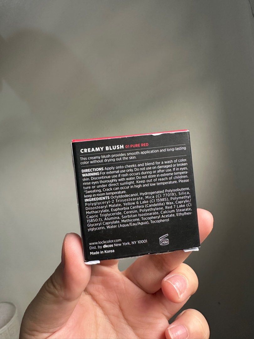 Creamy Blush Shade: 01 Pure red (Category: Makeup) located in Makati City. Submitted by qchezka (Listing ID 1386049551, Image 2). Description: Loc: Makati.