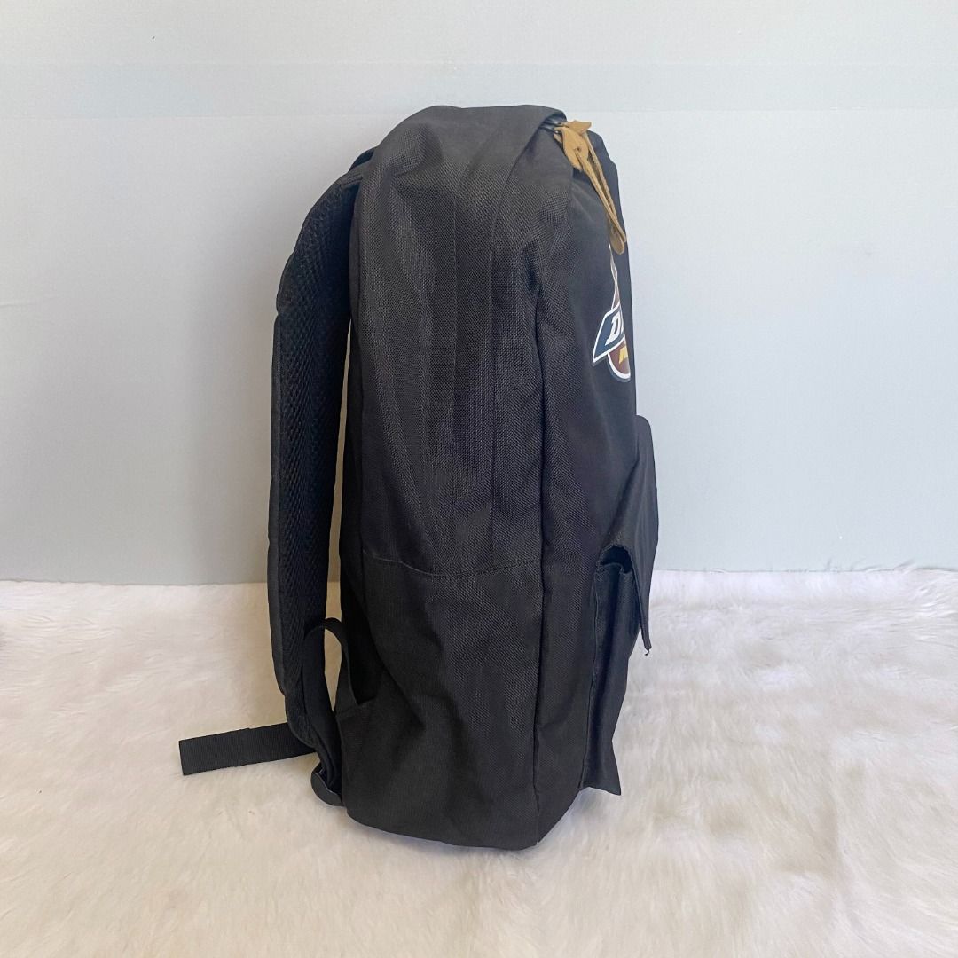 Dickies Black Nylon Backpack (Category: Backpacks) located in Cebu City. Submitted by posh_avenue888 (Listing ID 1386181992, Image 2). Description: In very good condition. From Japan. Crafted in durable nylon. 100% authentic!!! 12" x 16" x 4.5".
