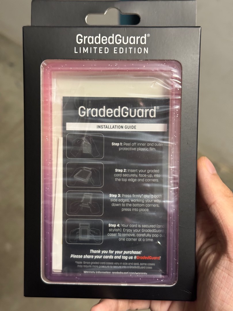 GradedGuard Fuchsia PSA Limited Edition Card Case, Hobbies & Toys, Toys ...