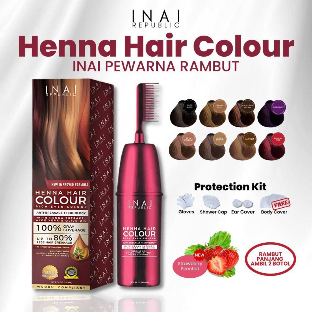 Inai Republic Henna Hair Dye, Beauty & Personal Care, Hair Products on ...