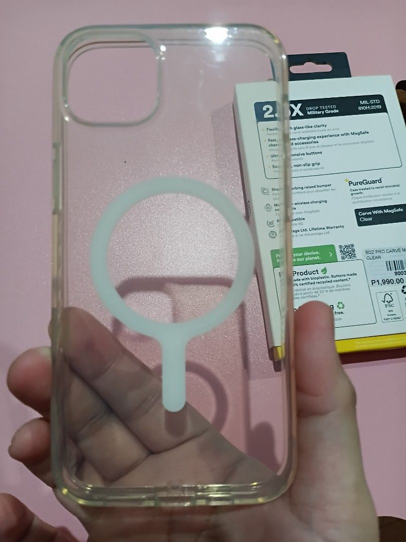 Iphone 14 Plus BodyGuardz Casee (Category: Cases & Sleeves) located in Quezon City. Submitted by purpleskies0122 (Listing ID 1386163713, Image 3). Description: Used Issue: Slight yellowing Location: QC.