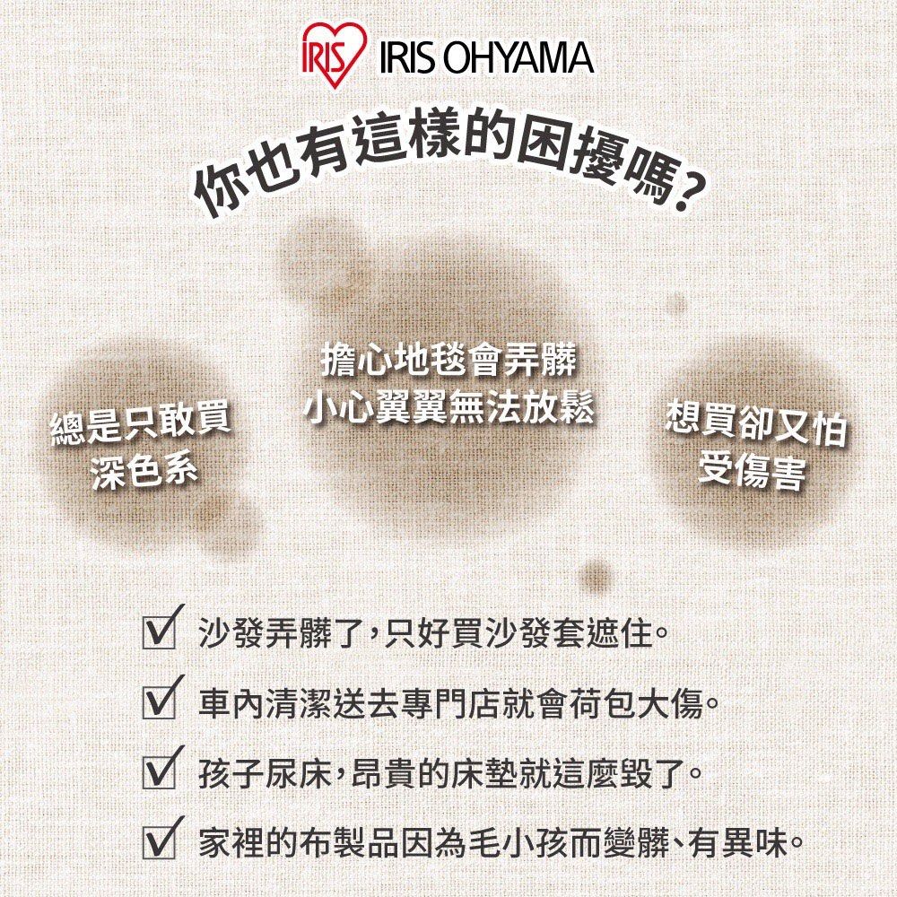 《免運詳見品牌》IRIS OHYAMA 織物清潔機RNS-300 (布製品/車內清潔/清洗機/地毯/沙發/床墊/汽車座椅)