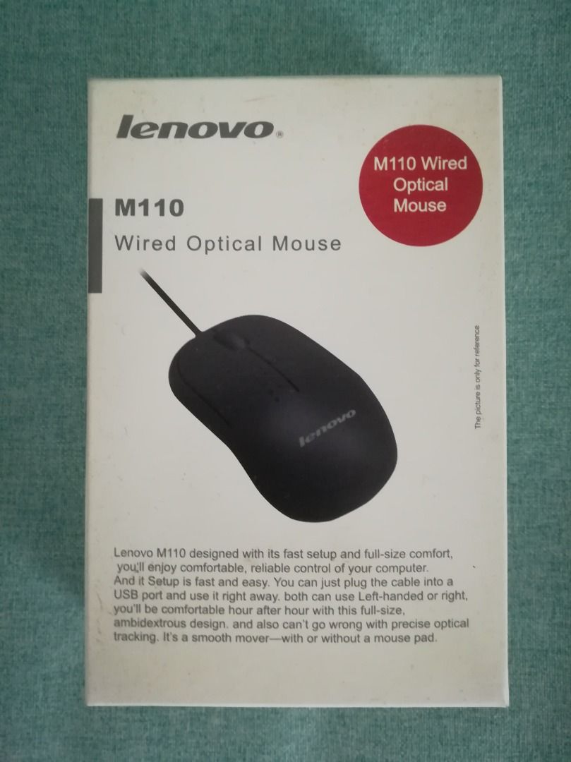 Lenovo M110 Wired Optical Mouse