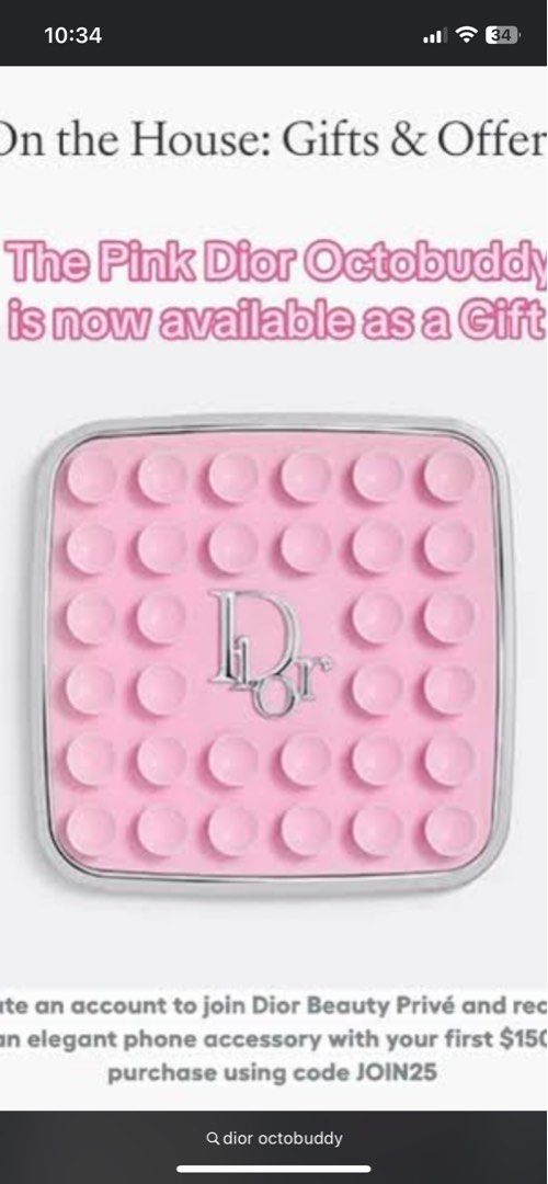 Lf : dior octobuddy (Category: Makeup) located in Zamboanga. Submitted by eyn.ddn (Listing ID 1386026994, Image 1). Description: Pls sell me it.