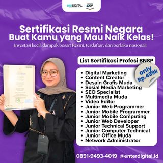 (Kategori: ) berada di . Dikirim oleh pelatihanbnsponline (ID iklan 1386066085, Gambar 1). Deskripsi: .