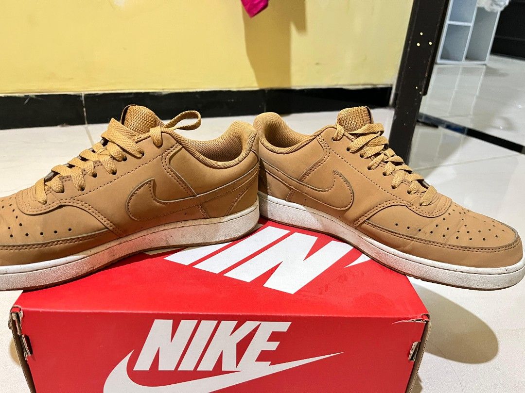 Nike Court Vision Low Original 100% authentic Fesyen Wanita Sepatu di