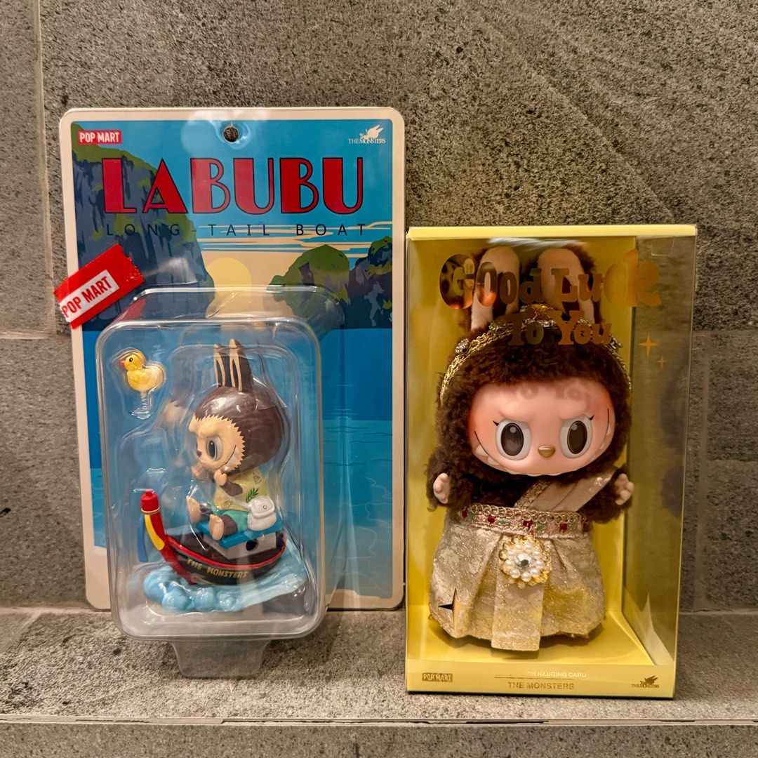 Pop Mart Labubu Long Tail Boat popmart & The Monsters Figure