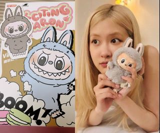 POP MART POP BEAN BAKED BREAD LABUBU Pillow Cushion, Hobbies