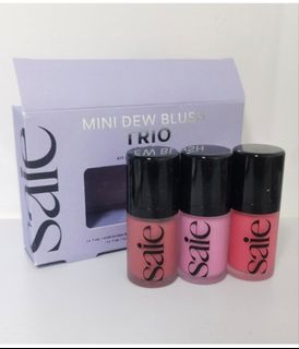 現貨 SAIE mini dew blush 7ml  limited edition price each shade, 3 shades ✅️ Chilly, Baby, Flirty 折盒胭脂 ➡️ 注意 price each pcs每件價64198419392258110