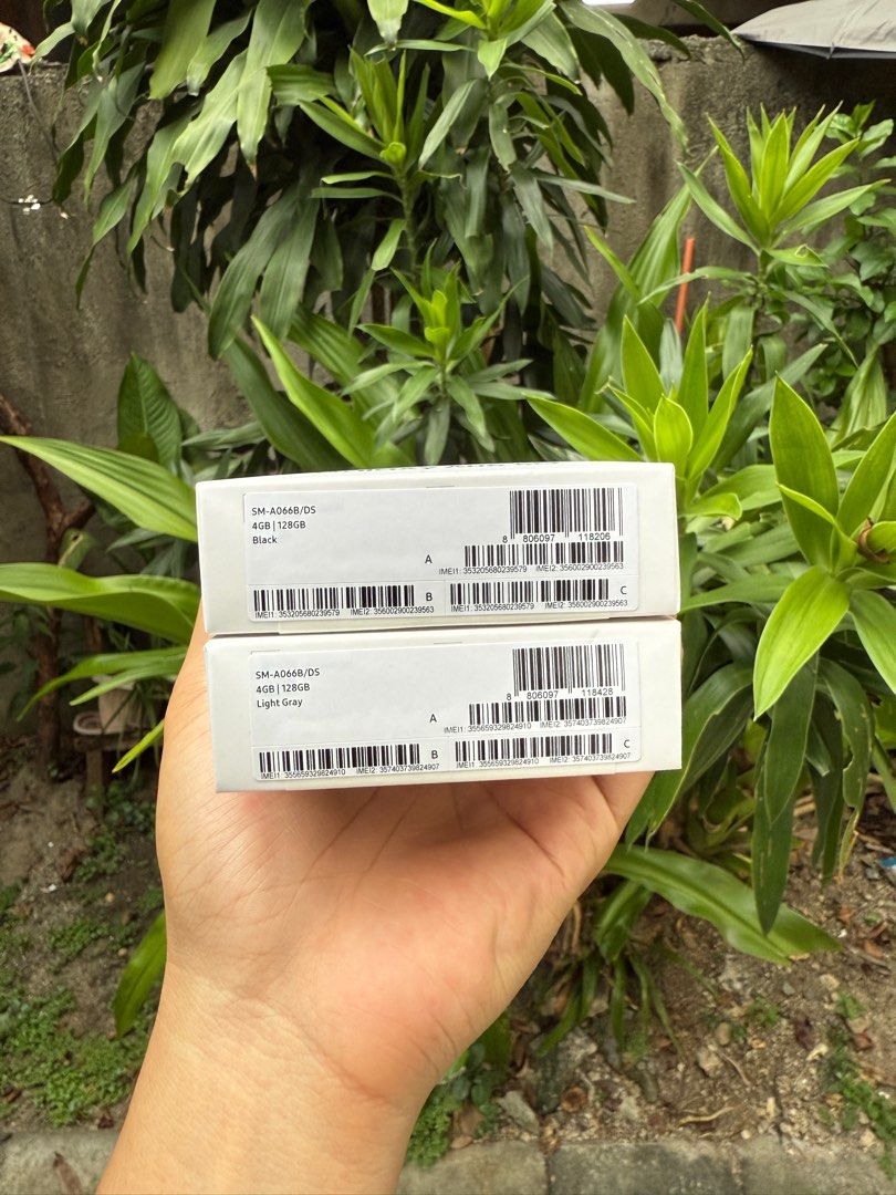 Samsung A06 5G 4/128gb (Category: Samsung) located in Taguig. Submitted by leander10 (Listing ID 1386049866, Image 2). Description: FOR SALE‼️ BRAND NEW SEALED❗️ Samsung Galaxy A06 4+128GB❗️ 90hz❗️ 6.7” HD+ PLS LCD❗️ 50MP Main Camera + 2MP Depth ❗️ 8MP Front Camera📸 25W Fast Charging ⚡️ MediaTek 6300 💨 4999 ONLY💰❗️ TAGUIG LOCATION‼️.