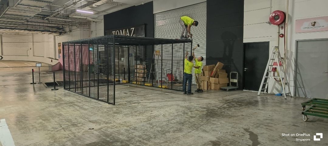 Security Fence / Fencing gate / wire mesh cage / work cage / storage ...