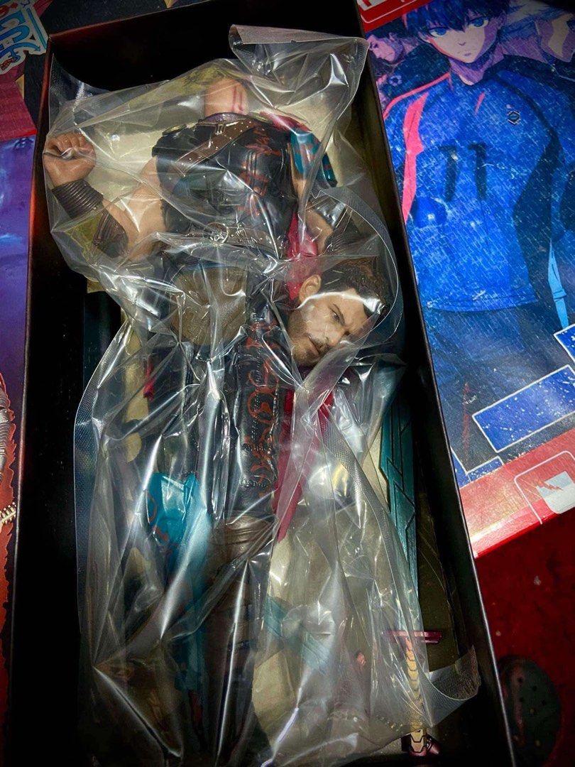 Thor 12” (Category: Figurines & Statues) located in Taytay. Submitted by michidc (Listing ID 1386099686, Image 2). Description: THOR 12” tall 1/6th scale By Crazy Toys Solid rubber pvc Bakal ang swords FREE STAND With original box Sealed pa ang figure Totoong tela ang kapa nya.