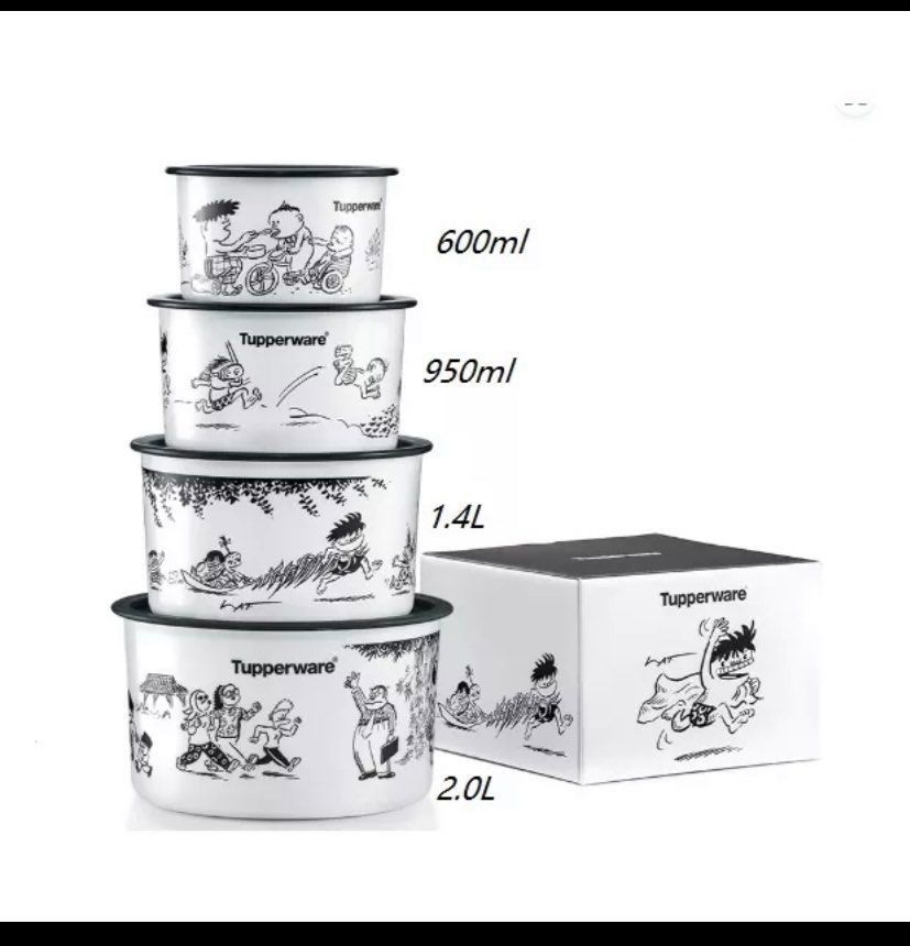 Bekas Roti Tupperware Bekas Makanan Food Storage Tupperware LAT Special Edition Tapau Puasa ...