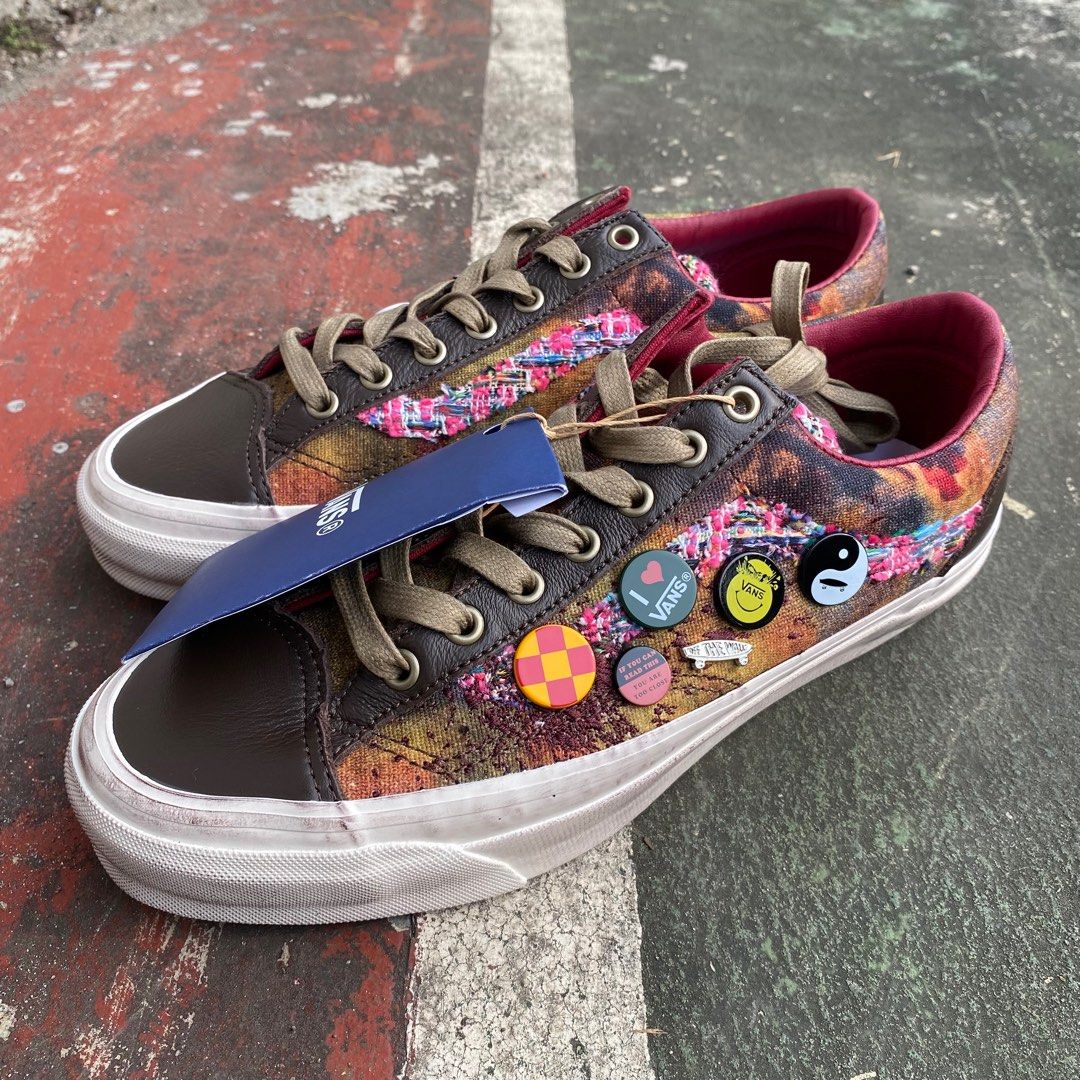 Vans oldskool 36 LX souvenir warm brown Chanel bag anti war inspired