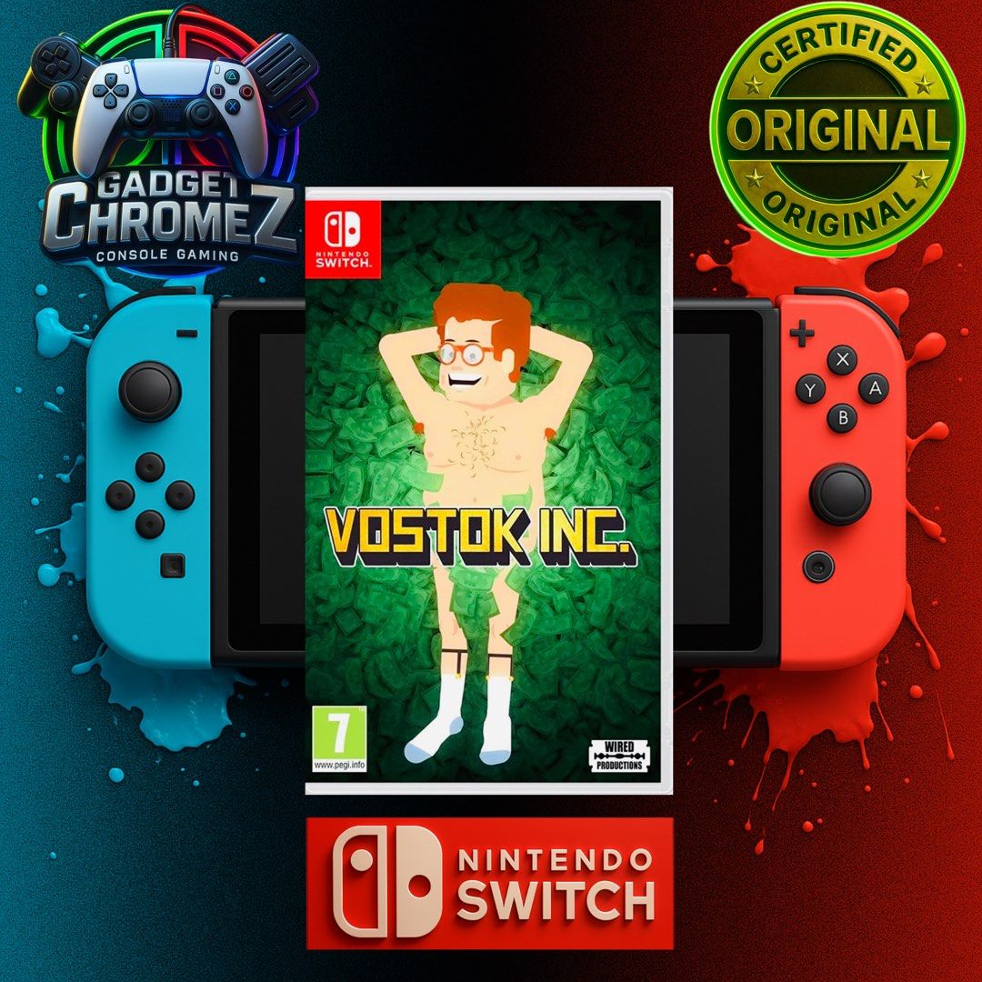 Vostok Inc. | Nintendo Switch Game | BRANDNEW (Category: PlayStation) located in San Jose del Monte. Submitted by gadget_chromez (Listing ID 1152957470, Image 1). Description: VOSTOK INC. BRANDNEW / SEALED Physical Cart. Safely packed with 2 layers of thick bubble wrap for maximum protection upon shipping out..