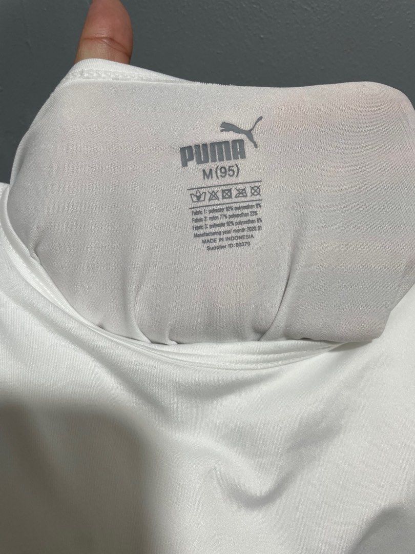 Workout Training Tee (Category: Activewear) located in Davao. Submitted by MahLiRa (Listing ID 1386011170, Image 3). Description: Puma Dry Cell Training Tee Size: Medium Color: White Padded DryCELL.
