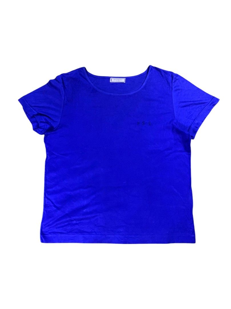 Yves saint laurent YSL embroidery logo t shirt