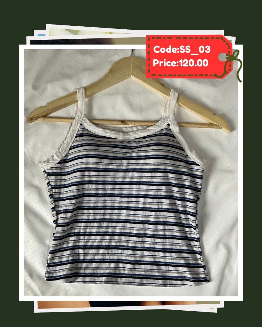 Zara dupe Padded top (Category: Sleeveless) located in Bacolod City. Submitted by ownpreloved.declutter (Listing ID 1386112706, Image 1). Description: Extra small-small Like new (Available at IG @softstart_studio).