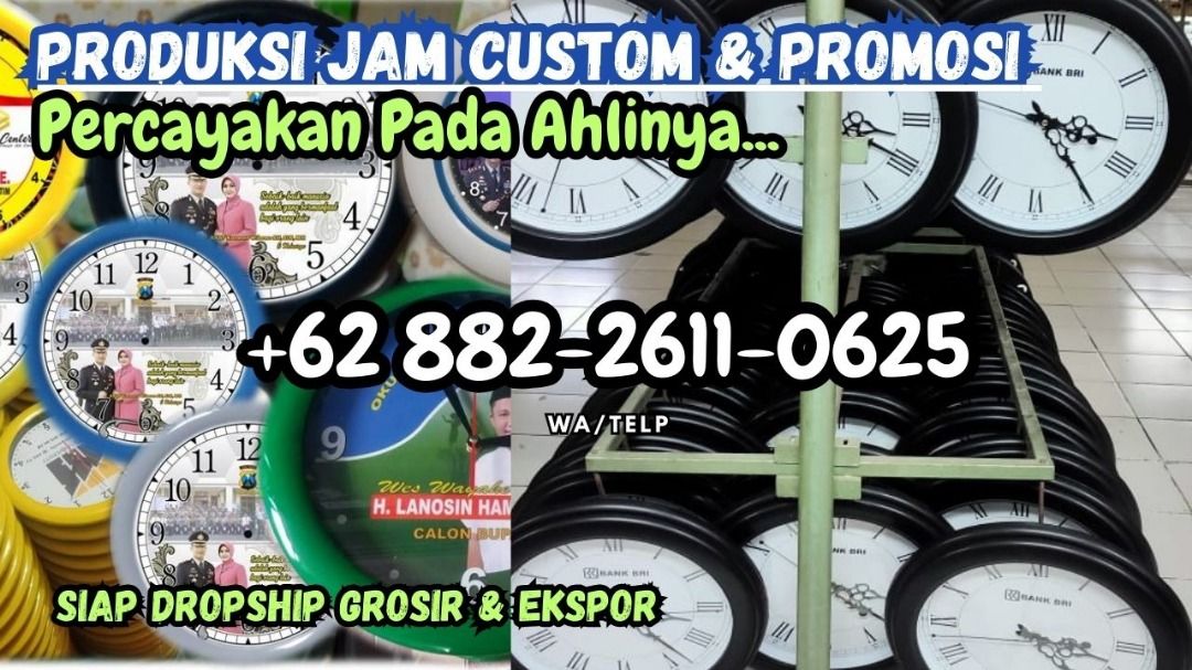  62 895 2669 3546 Grosir Jam Dinding Bandung PUSAT PRODUKSI
