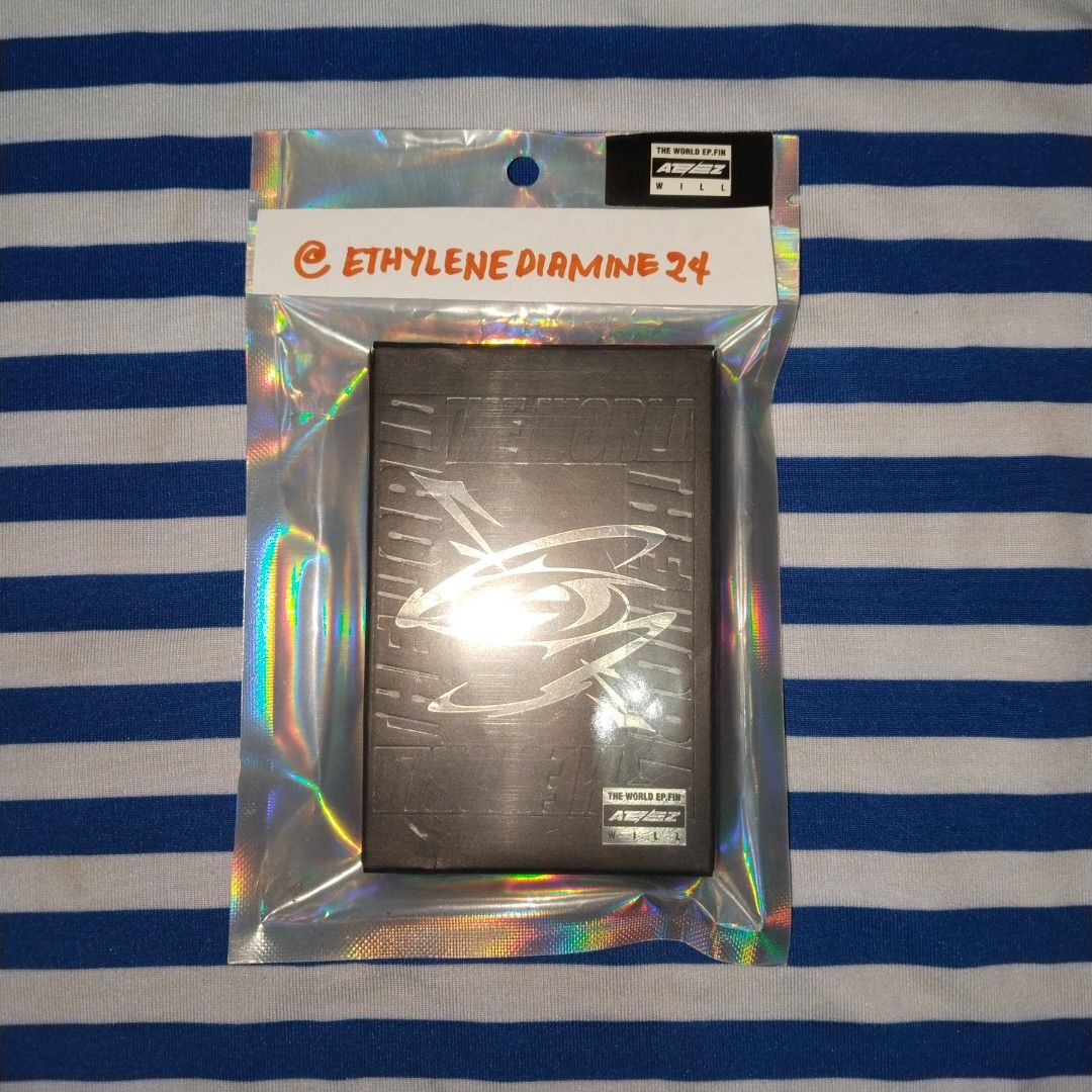 ATEEZ [THE WORLD ep.fin: WILL] PLATFORM VERSION (Category: CDs & DVDs) located in Solano. Submitted by ethylenediamine24 (Listing ID 1386279473, Image 1). Description: ATEEZ [THE WORLD EP.FIN: WILL] PLATFORM VERSION ✅ OPENED ONCE ✅ ORIGINAL INCLUSIONS, NEVER TRADED OR USED ❗ PRICE IS NON-NEGOTIABLE ❗ SHIPPING VIA J&T EXPRESS.