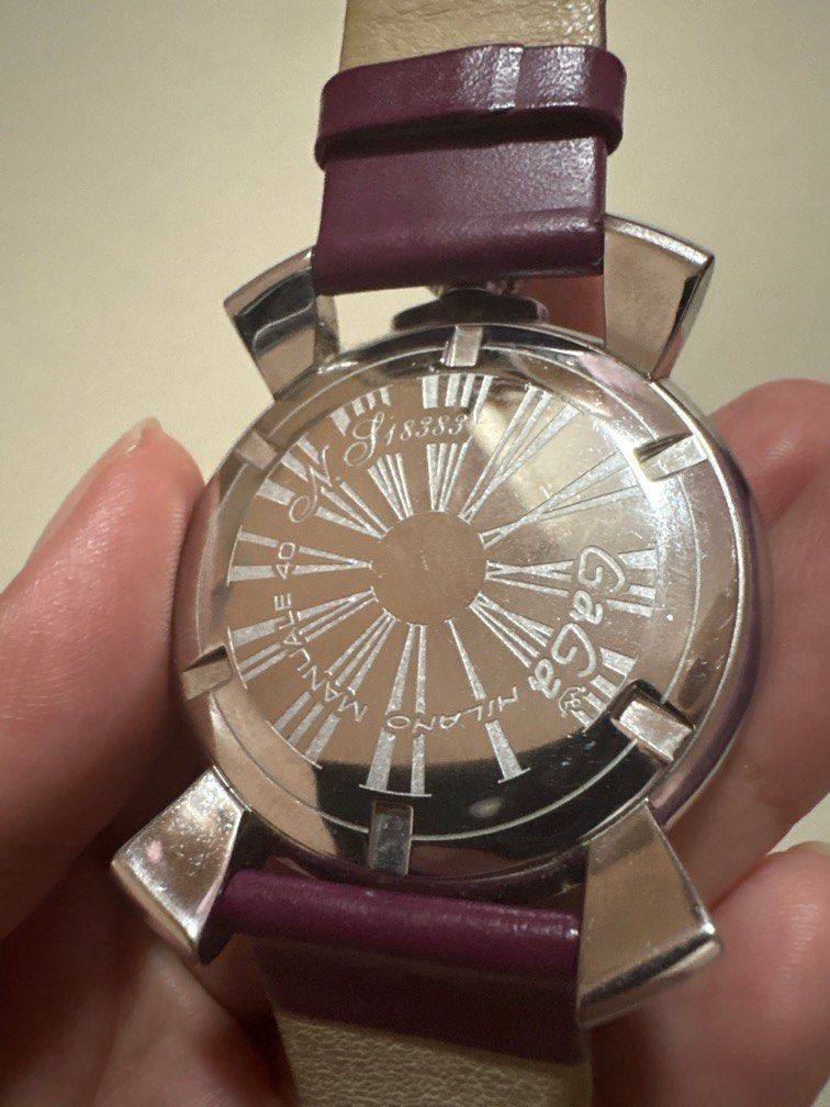 Authentic Gaga Milano watch (replaced strap) (Category: Luxury Watches) located in Quezon City. Submitted by calypso__ (Listing ID 1386357259, Image 3). Description: - replaced strap - natapon na ung box - 100% authentic.