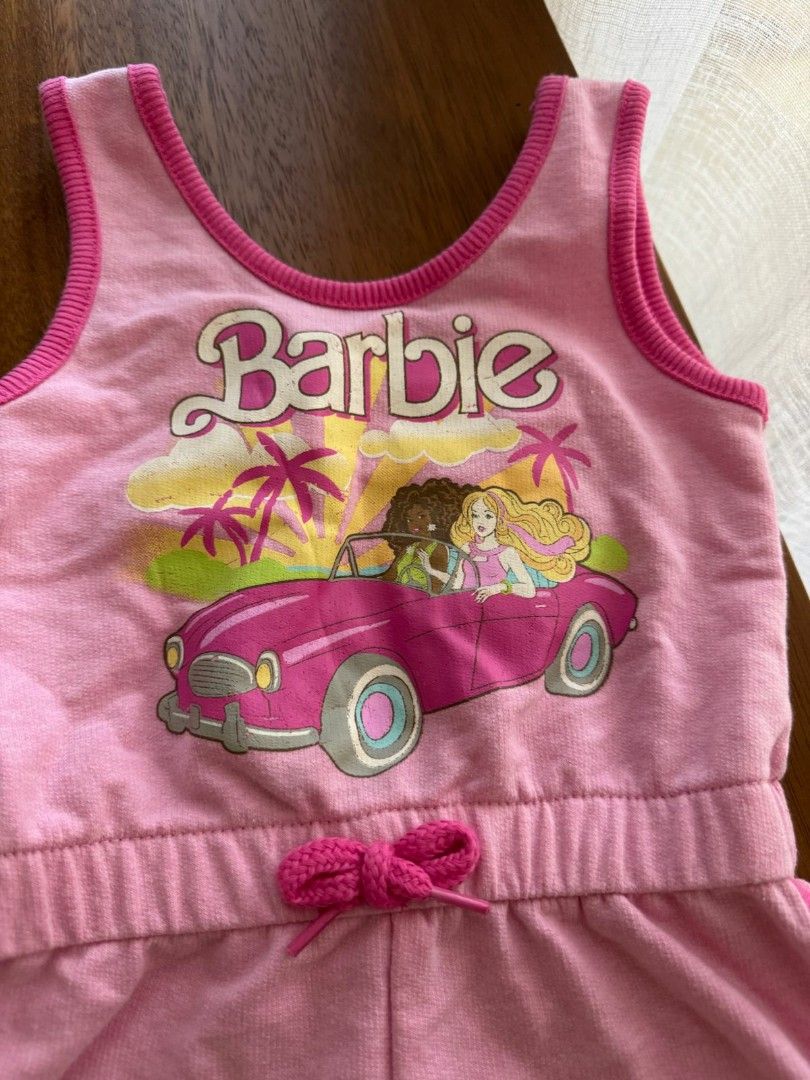 Barbie romper (Category: Babies & Kids Fashion) located in Taguig. Submitted by samcali (Listing ID 1386334728, Image 3). Description: brand new from US. Rfs: too much clothes.
