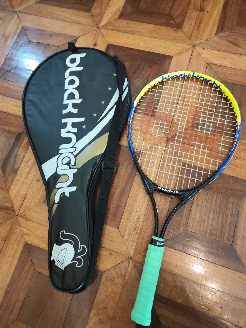 Black Knight tennis racket junior 23 (Category: Racket and Ball Sports) located in Manila. Submitted by joyce_car (Listing ID 1386257762, Image 1). Description: Junior tennis racket 23 good for 6-8yo Black Knight brand lightly used php2200 location Manila.