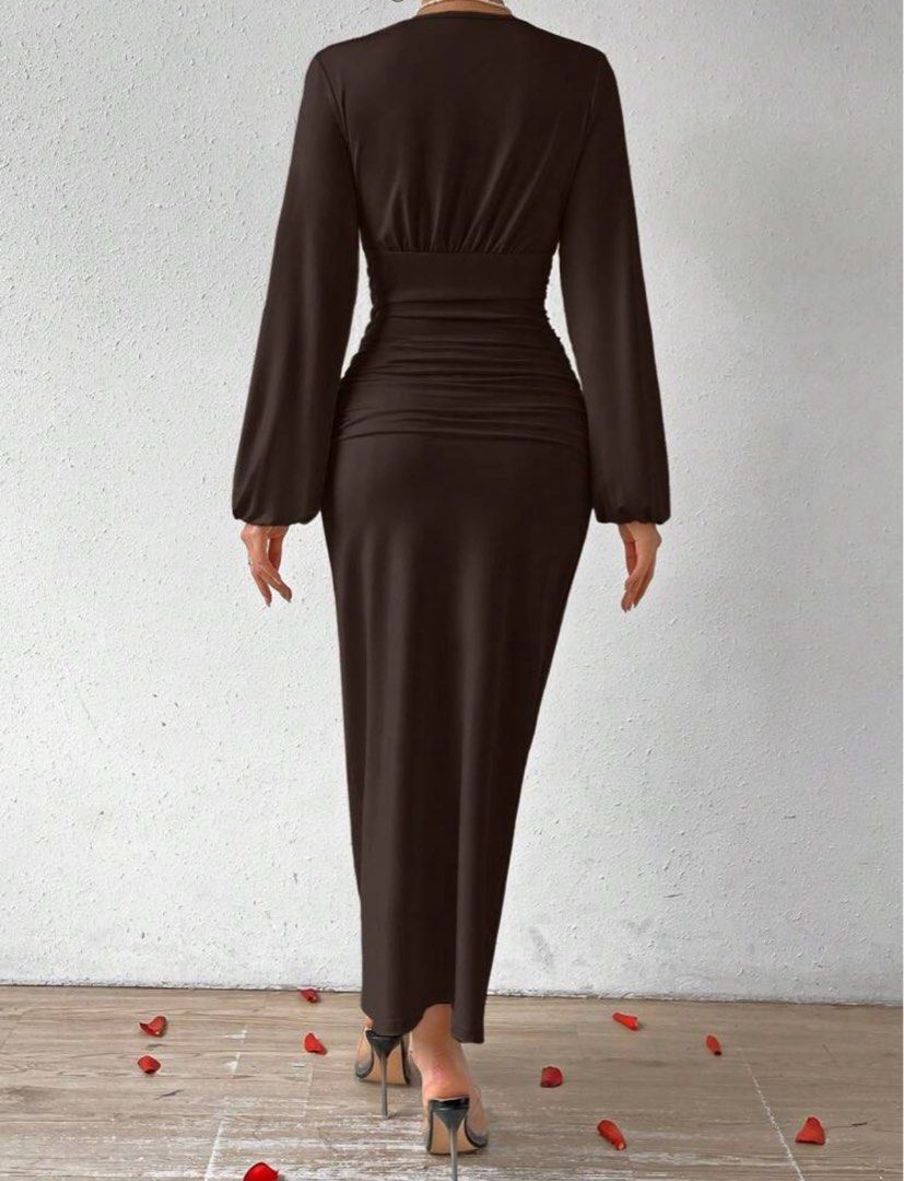 Brown Long Dress (Category: Dresses) located in Taguig. Submitted by maanps (Listing ID 1386366209, Image 2). Description: .