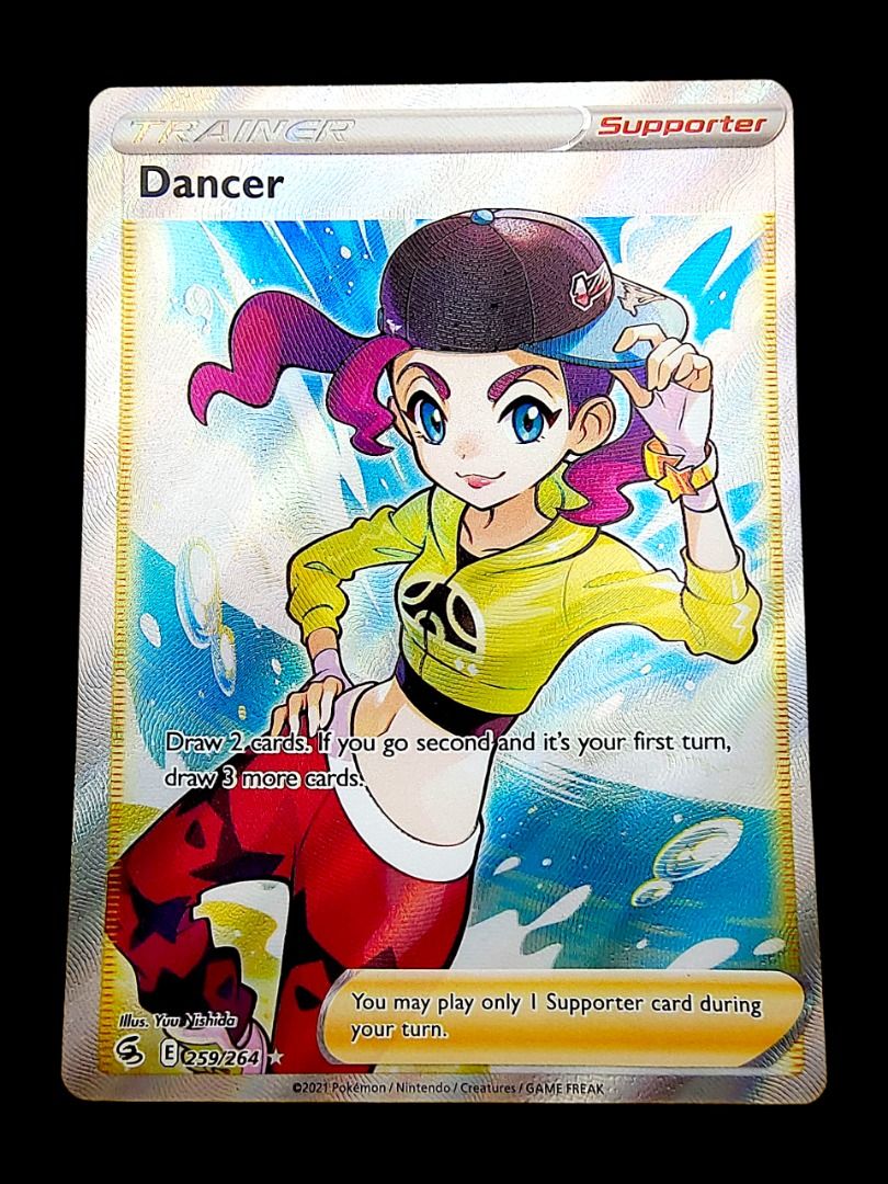 dancer pokemon card Dancer 274/264 Rainbow Rare Pokemon Card (SWSH Fusion Strike) + 1x  TitanCards® Toploader : Amazon.co.uk: Toys & Games main image 0