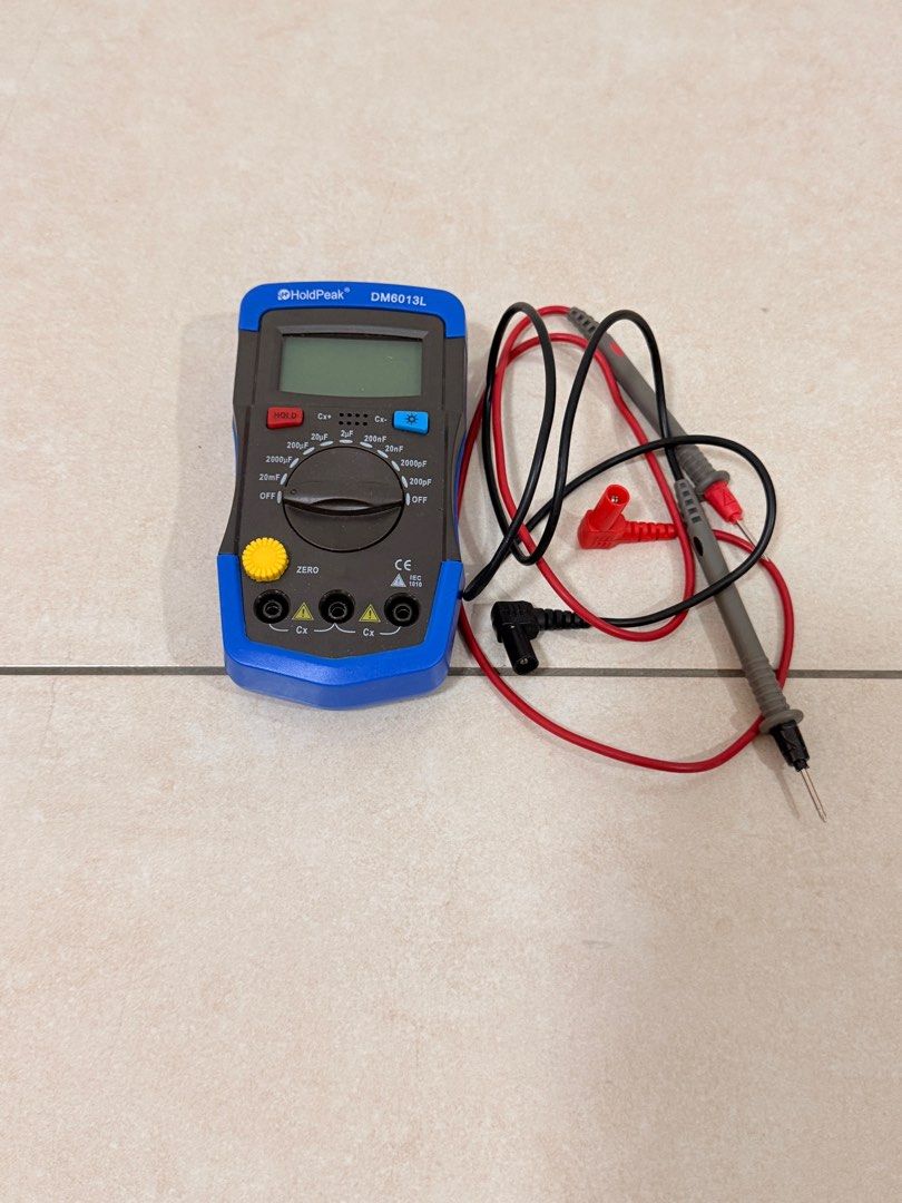 [DM6013L] (CAPACITOR) DIGITAL METER TESTER { farads(F) µF } CHECKING ...