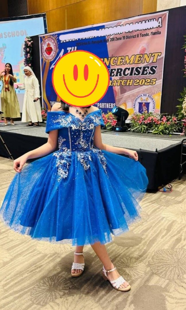FOR RENT - COCKTAIL DRESS (Category: Evening dresses & gowns) located in Manila. Submitted by leirom (Listing ID 1386229387, Image 3). Description: ROYAL BLUE Cocktail Dress Model Height - 5'3 String back for size adjustment Additional 300 Security Deposit MOP - GCASH / MAYA.