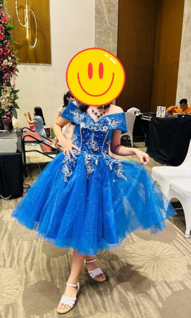 FOR RENT - COCKTAIL DRESS (Category: Evening dresses & gowns) located in Manila. Submitted by leirom (Listing ID 1386229387, Image 1). Description: ROYAL BLUE Cocktail Dress Model Height - 5'3 String back for size adjustment Additional 300 Security Deposit MOP - GCASH / MAYA.