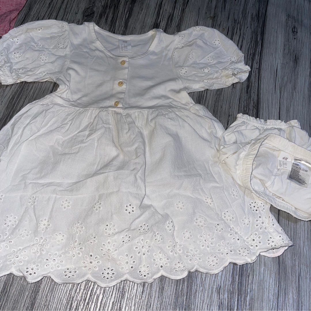 H&M dress (Category: Babies & Kids Fashion) located in Manila. Submitted by trooopers (Listing ID 1386391607, Image 1). Description: Eyelet dress .