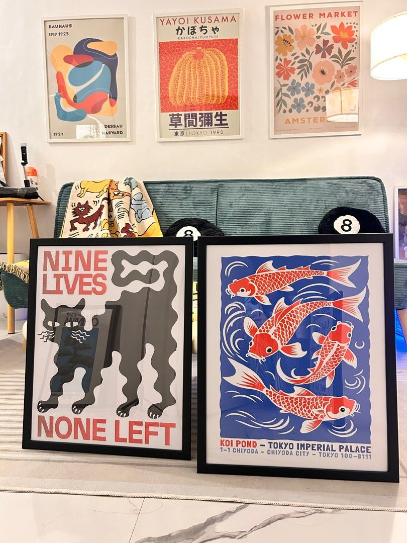 ikea frame japanese wall poster (Category: Wall Decor) located in Cavite. Submitted by _schmyla (Listing ID 1386210161, Image 2). Description: size: 42x52cm ikea frame.