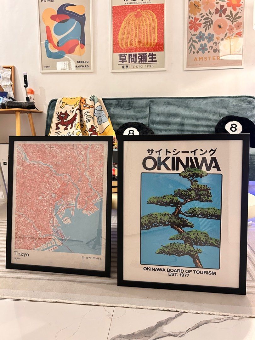 ikea frame japanese wall poster (Category: Wall Decor) located in Cavite. Submitted by _schmyla (Listing ID 1386210161, Image 1). Description: size: 42x52cm ikea frame.