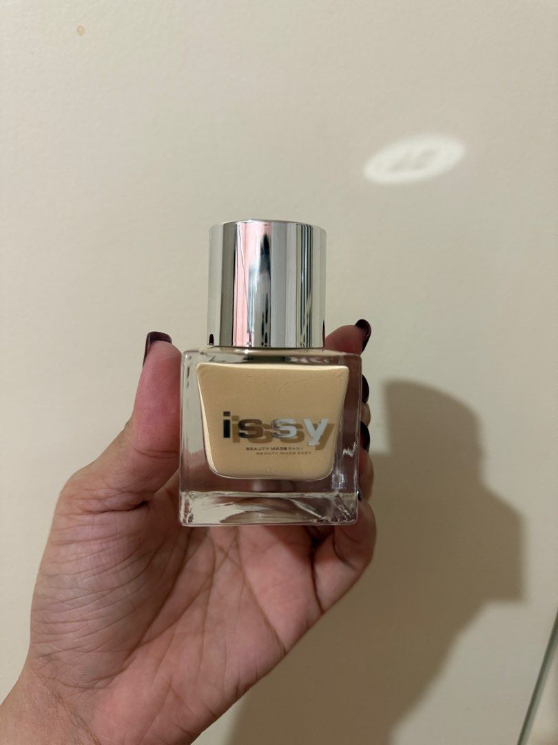 Issy Active Foundation (Category: Makeup) located in Mandaluyong City. Submitted by riaaaaaam (Listing ID 1386341569, Image 1). Description: Just swatched. Not my shade. Will buy darker shade for me. Comes with box, receipt and paper bag. .