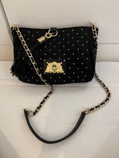 Juicy Couture Black Quilted 尼龍黑色斜孭袋 Shoulder Bag64212607131523110
