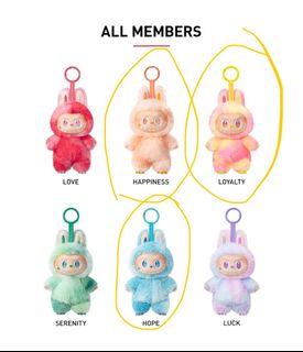 [正規品]ラブブLABUBU 3代目 HAPPINESS 未使用】 labubu ラブブ POPMAT happines ぬいぐるみ - メルカリ