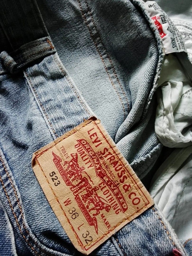 LEVIS 523 CARGO Levis Big levis strauss  501 silver vintage orange tab